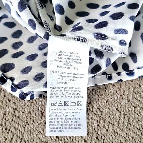 J Crew Navy Blue and Ivory Camisole Tank Size XS - Picture 13 of 13